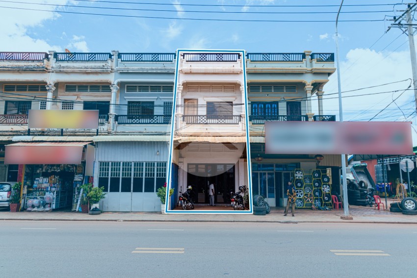 3 Bedroom Commercial Shophouse For Rent - Chreav, Siem Reap