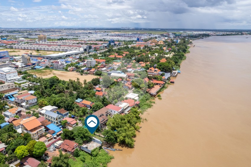 157 Sqm Riverfront Land For Sale - Prek Leap, Phnom Penh