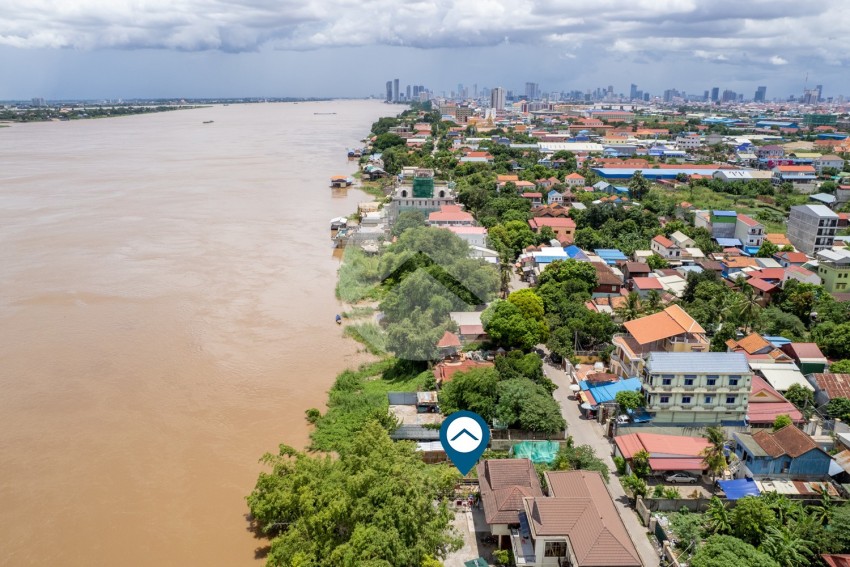 157 Sqm Riverfront Land For Sale - Prek Leap, Phnom Penh