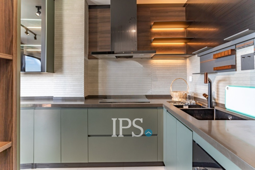 3 Bedroom Serviced Apartment For Rent - Tonle Bassac, Phnom Penh