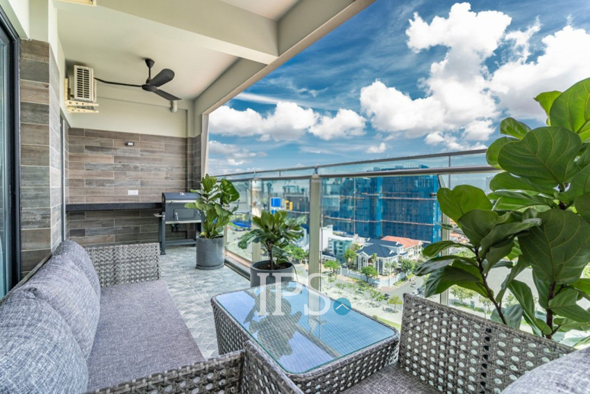 3 Bedroom Serviced Apartment For Rent - Tonle Bassac, Phnom Penh