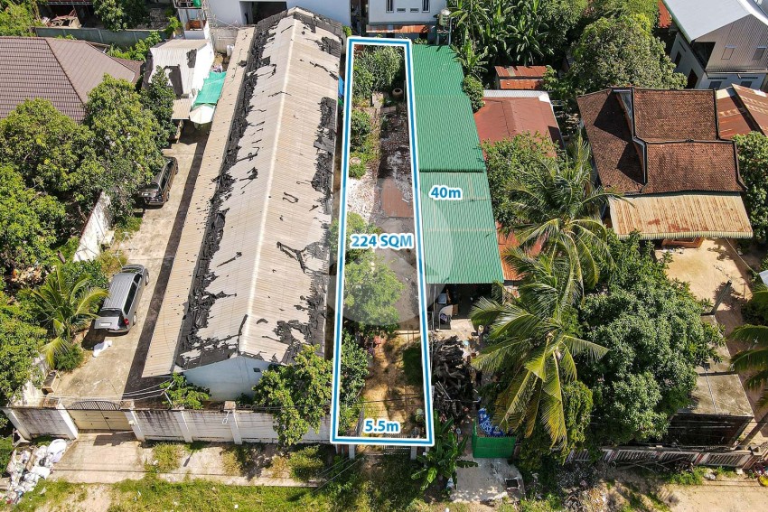 224 Sqm Residential Land For Sale - Kouk Chak, Siem Reap