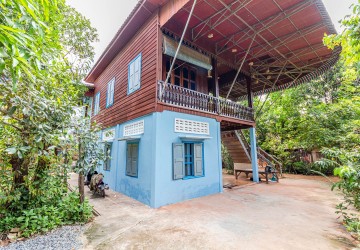 3 Bedroom Wooden House For Rent - Sala Kamreuk, Siem Reap thumbnail