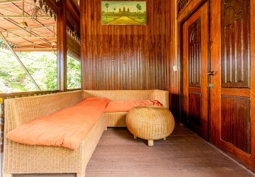 3 Bedroom Wooden House For Rent - Sala Kamreuk, Siem Reap thumbnail