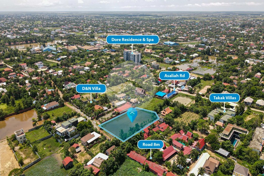 3,227 Sqm Residential Land For Sale - Sala Kamreuk, Siem Reap