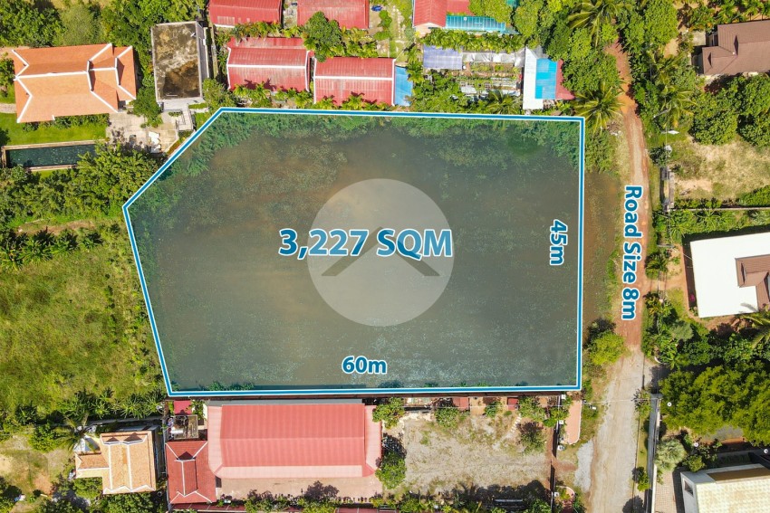 3,227 Sqm Residential Land For Sale - Sala Kamreuk, Siem Reap