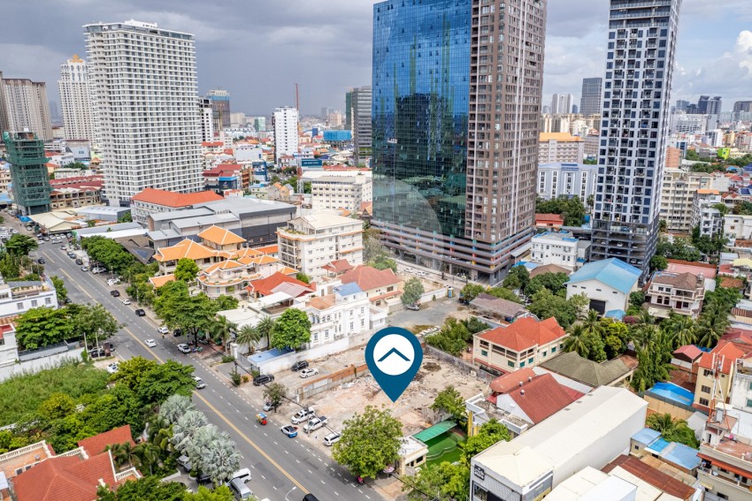 1,800 Sqm Commercial Land For Rent - Boeung Kak 1, Toul Kork, Phnom Penh