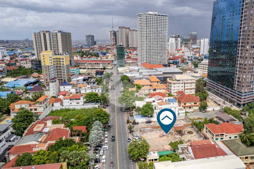 1,800 Sqm Commercial Land For Rent - Boeung Kak 1, Toul Kork, Phnom Penh