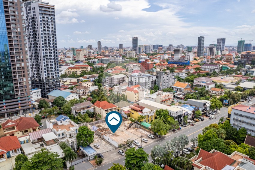 1,800 Sqm Commercial Land For Rent - Boeung Kak 1, Toul Kork, Phnom Penh