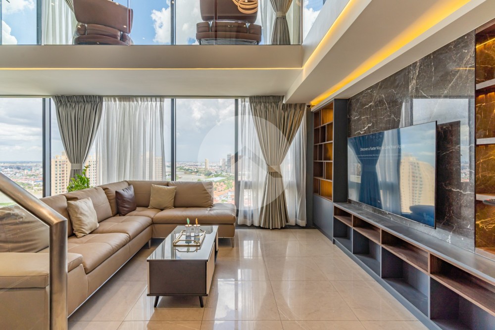 3 Bedroom Triplex Penthouse For Rent - The Penthouse Residence, Tonle Bassac, Phnom Penh - Image 3 3 Bedroom Triplex Penthouse For Rent - The Penthouse Residence, Tonle Bassac, Phnom Penh - Image 3