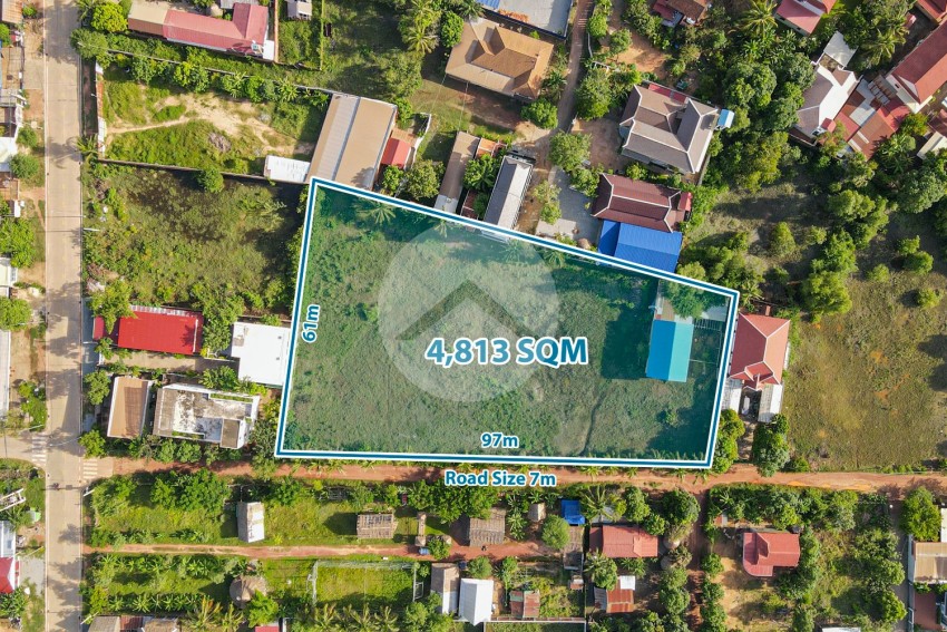 4,813 Sqm Residential Land For Sale - Sala Kamreuk, Siem Reap