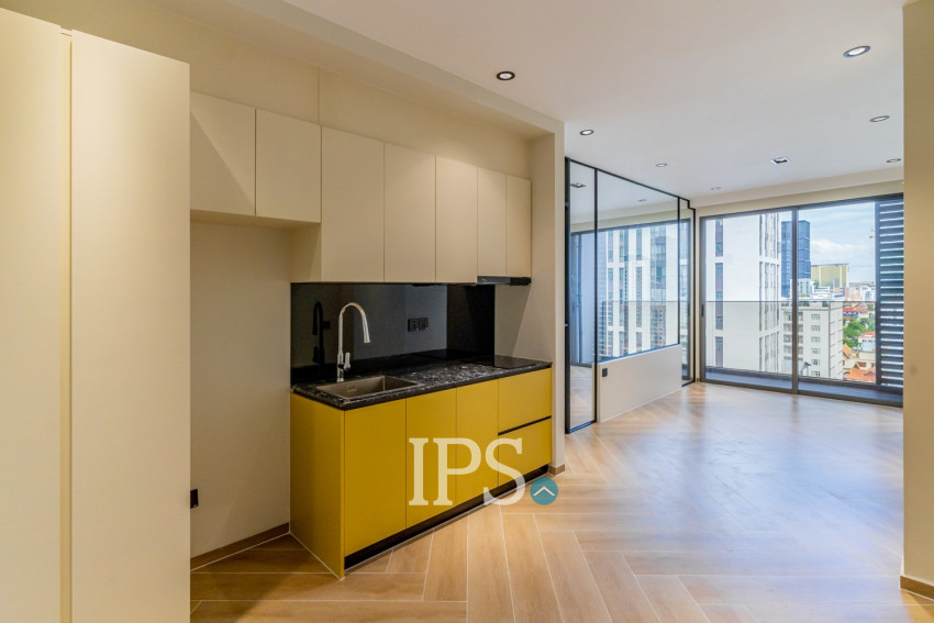 35th Floor 1 Bedroom Condo For Sale - Time Square 306, BKK1, Phnom Penh