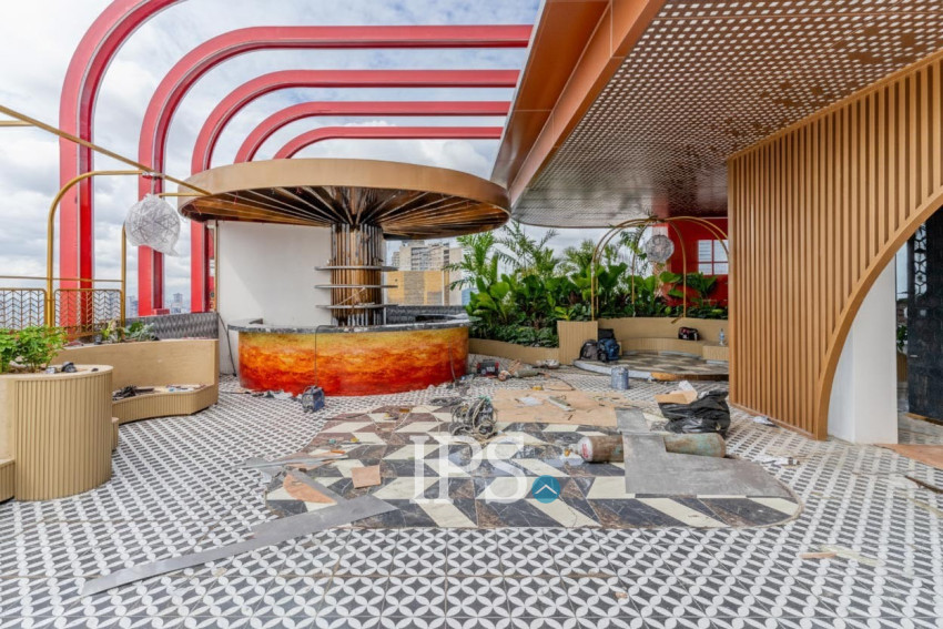 35th Floor 1 Bedroom Condo For Sale - Time Square 306, BKK1, Phnom Penh