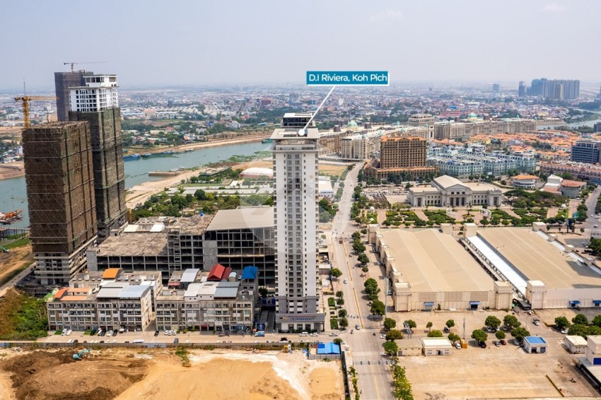 26th Floor Studio For Sale - D.I Riviera, Tonle Bassac, Phnom Penh