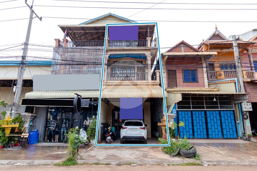 3 Bedroom Commercial Shophouse For Rent - Svay Dangkum, Siem Reap