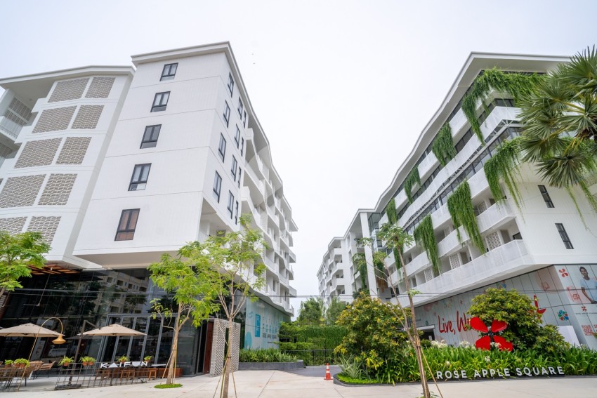 2 Bedroom Condo For Rent - Rose Apple Square, Siem Reap