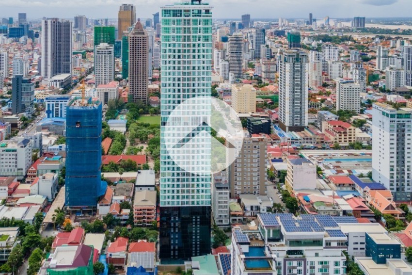 28th Floor 2 Bedroom Condo For Sale - J Tower 2, BKK1, Phnom Penh