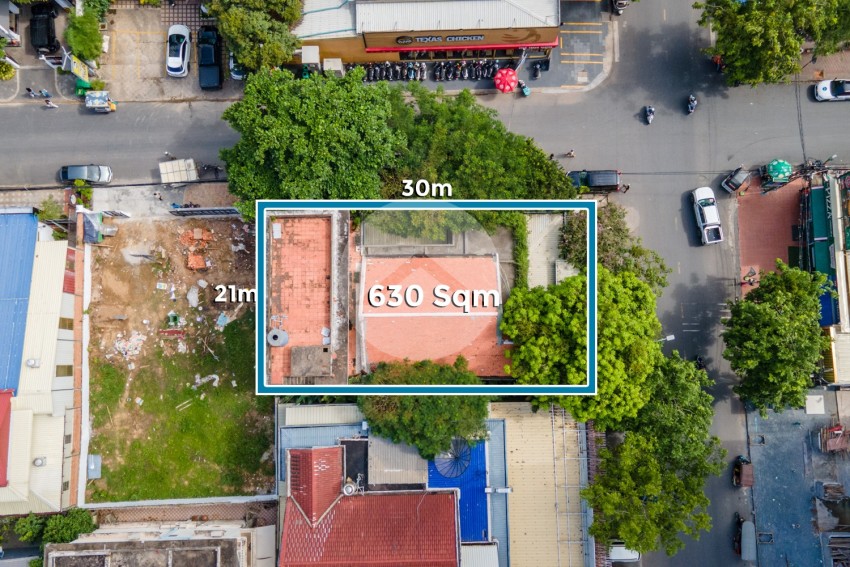 630 Sqm Commercial Villa For Rent - BKK1, Phnom Penh