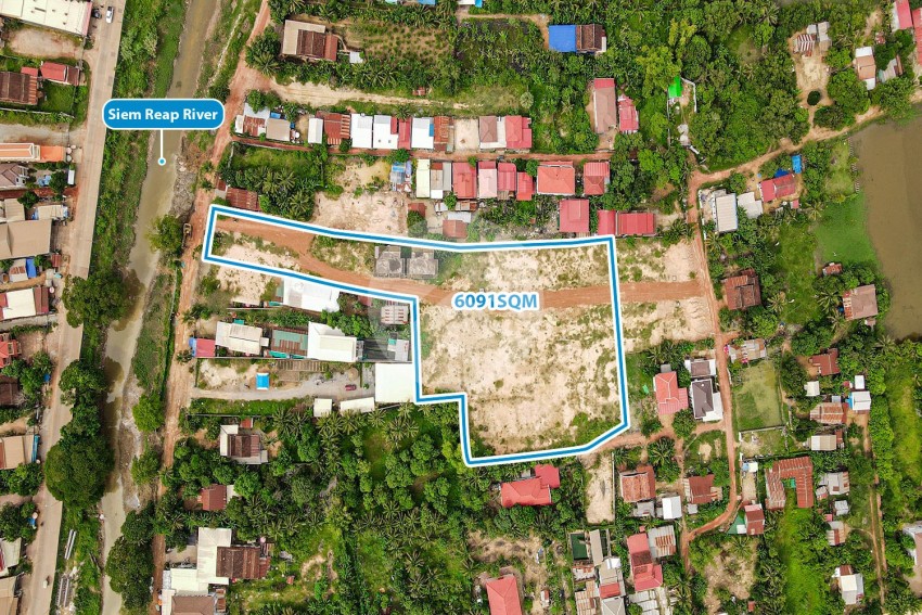 6,091 Sqm Commercial Land For Sale - Sangkat Siem Reap, Siem Reap