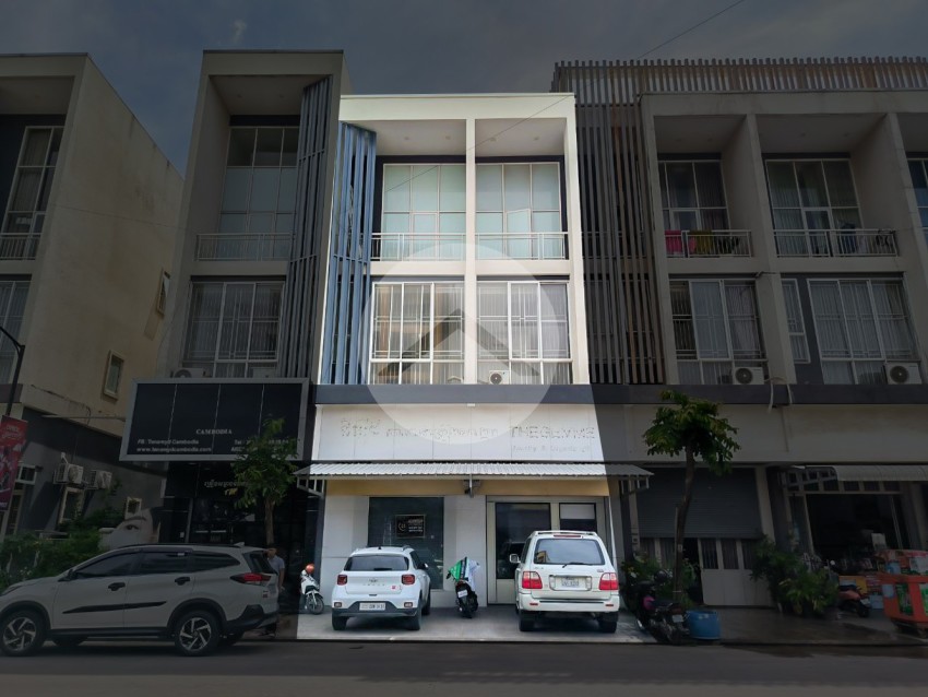 2 Linked Shophouse For Rent - Sen Sok, Phnom Penh