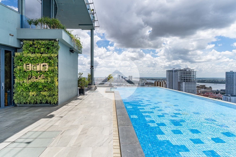39 Sqm Studio Condo For Rent - The Penthouse, Tonle Bassac, Phnom Penh - Image 20