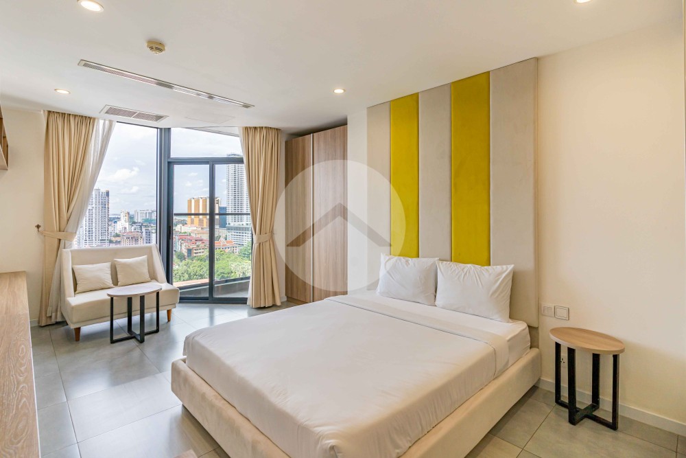 39 Sqm Studio Condo For Rent - The Penthouse, Tonle Bassac, Phnom Penh - Image 3