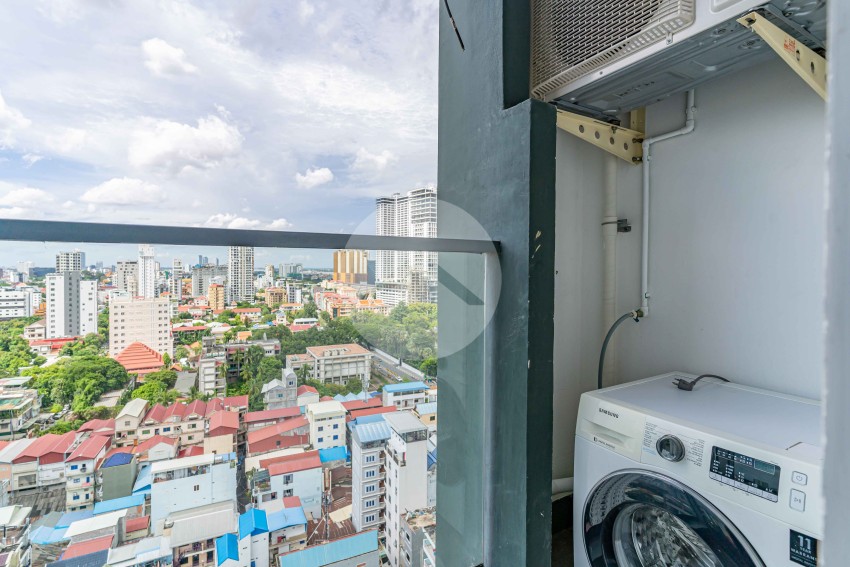 39 Sqm Studio Condo For Rent - The Penthouse, Tonle Bassac, Phnom Penh