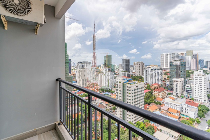 27 Sqm Studio Condo For Rent - The View, BKK1, Phnom Penh