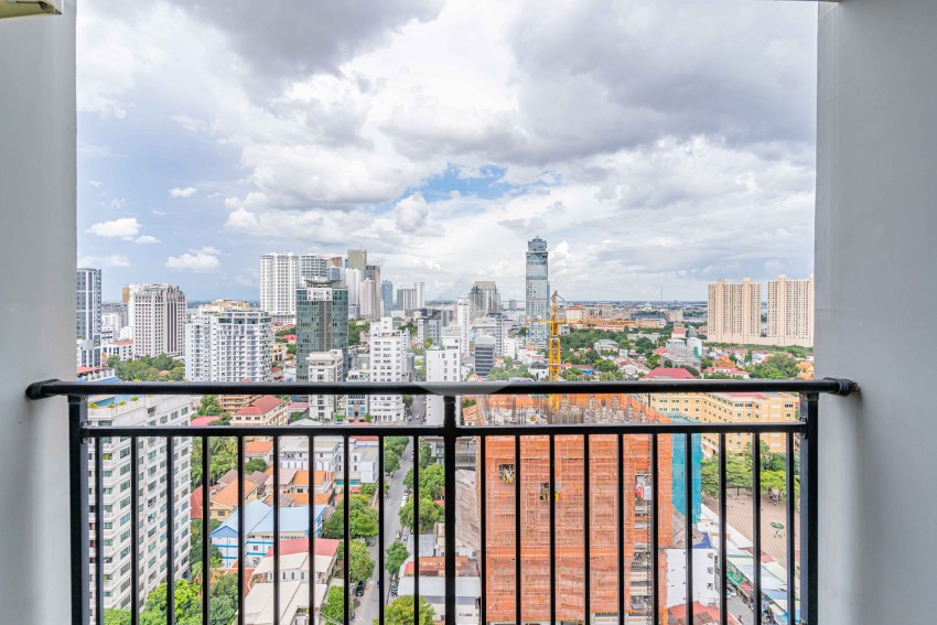 27 Sqm Studio Condo For Rent - The View, BKK1, Phnom Penh