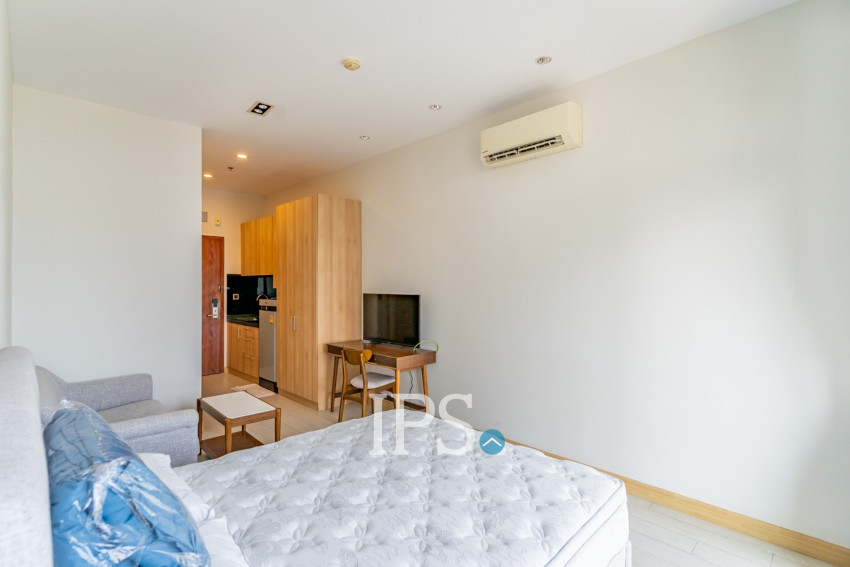 27 Sqm Studio Condo For Rent - The View, BKK1, Phnom Penh