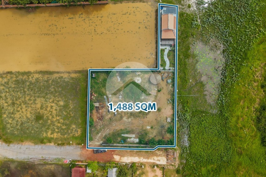 1,488 Sqm Residential Land For Sale - Chreav, Siem Reap