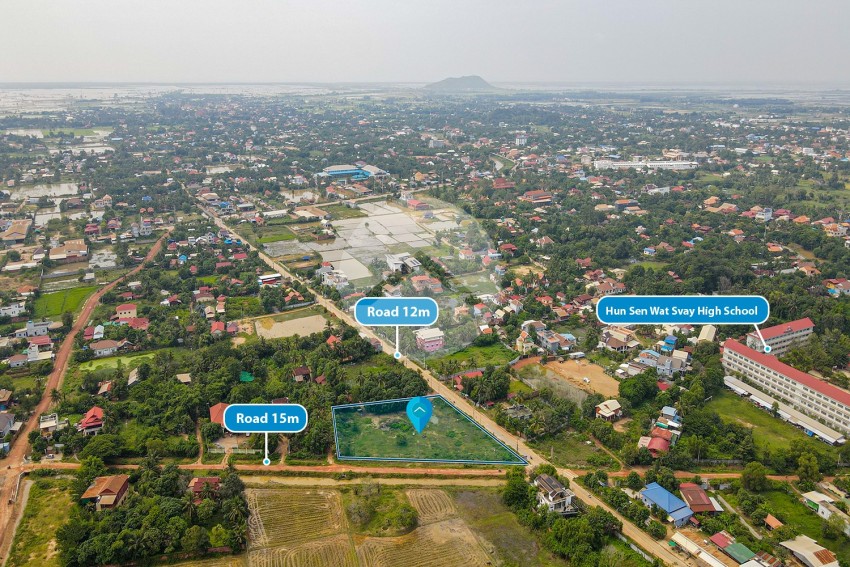 5,303 Sqm Commercial Land For Rent - Sala Kamreuk, Siem Reap