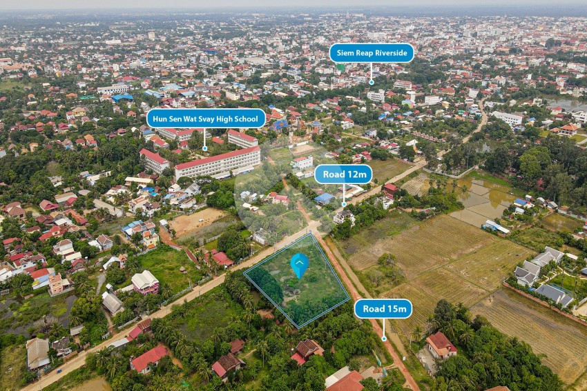 5,303 Sqm Commercial Land For Rent - Sala Kamreuk, Siem Reap