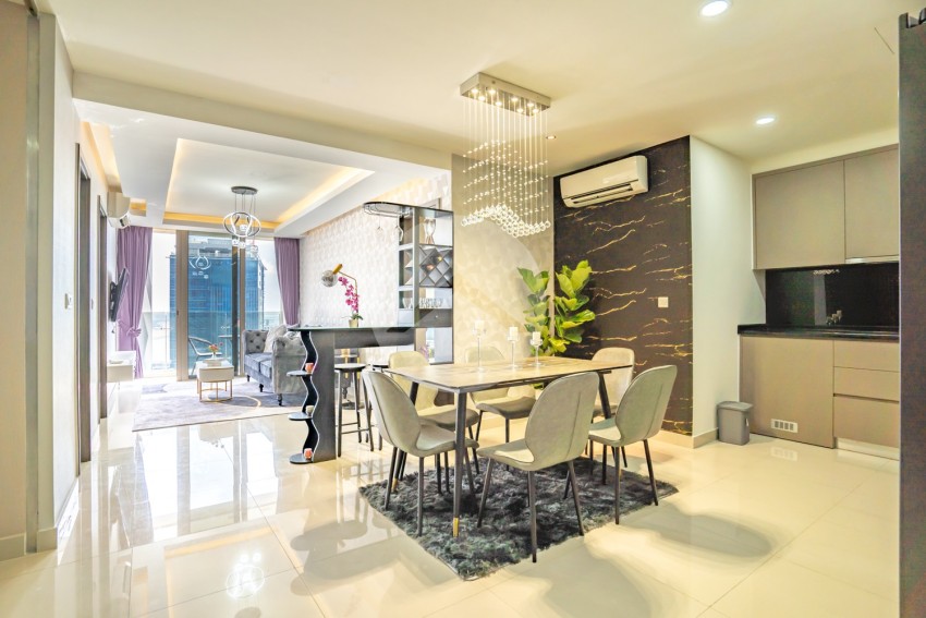 3 Bedroom Condo For Rent - The Peak, Tonle Bassac, Phnom Penh