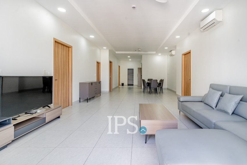3 Bedroom Serviced Apartment For Rent - Tonle Bassac, Phnom Penh