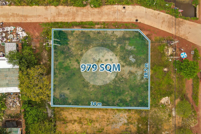 979 Sqm Residential Land For Sale - Svay Dangkum, Siem Reap