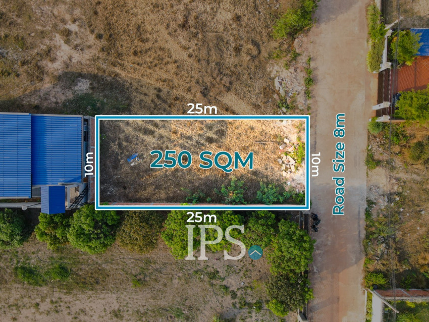 250 Sqm Land For Sale - Svay Dangkum, Siem Reap