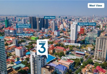 Type A 3-Bedroom Condo For Sale  - J-Tower 3, Tonle Bassac, Phnom Penh thumbnail