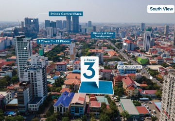 Type A 3-Bedroom Condo For Sale  - J-Tower 3, Tonle Bassac, Phnom Penh thumbnail