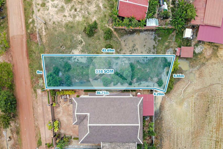 338 Sqm Land For Sale - Svay Dangkum, Siem Reap