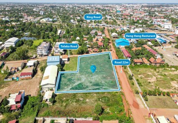 8,947 Sqm Commercial Land For Sale - Chreav, Siem Reap thumbnail