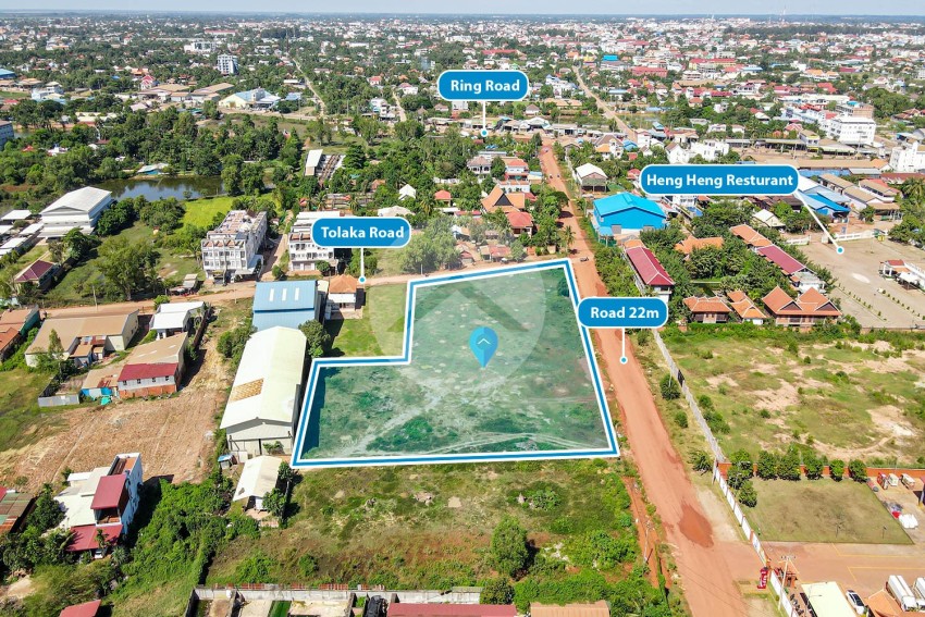 8,947 Sqm Commercial Land For Sale - Chreav, Siem Reap