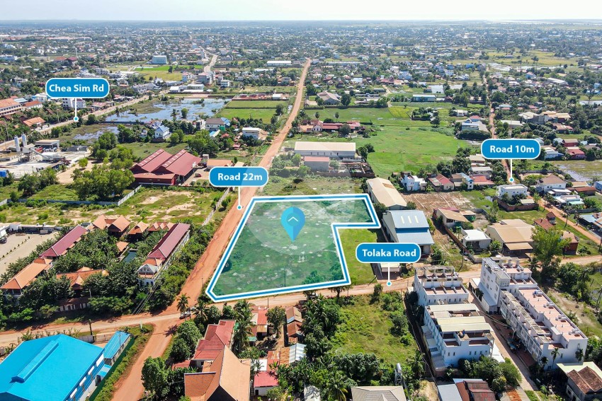 8,947 Sqm Commercial Land For Sale - Chreav, Siem Reap