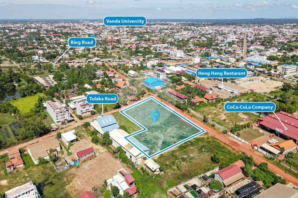 8,947 Sqm Commercial Land For Sale - Chreav, Siem Reap 8,947 Sqm Commercial Land For Sale - Chreav, Siem Reap