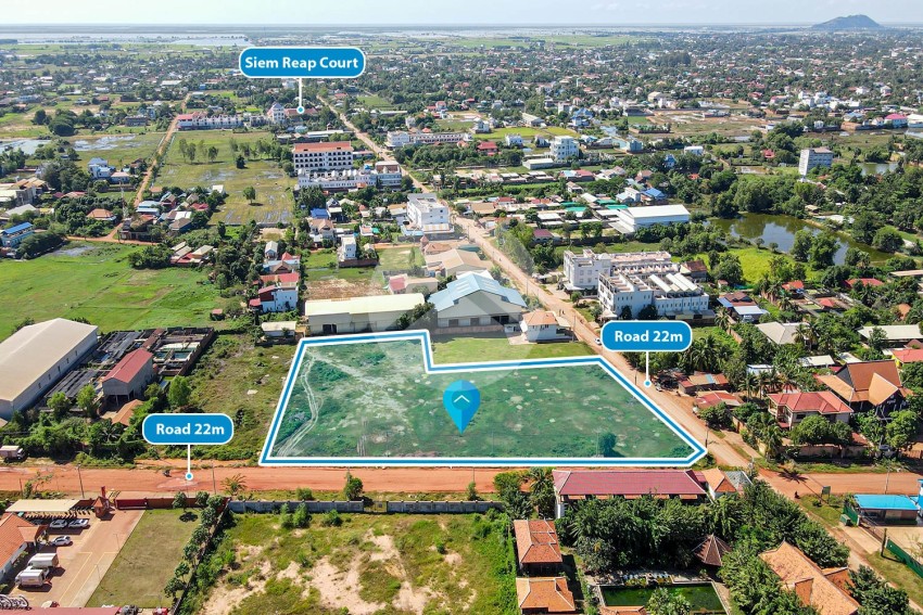 8,947 Sqm Commercial Land For Sale - Chreav, Siem Reap