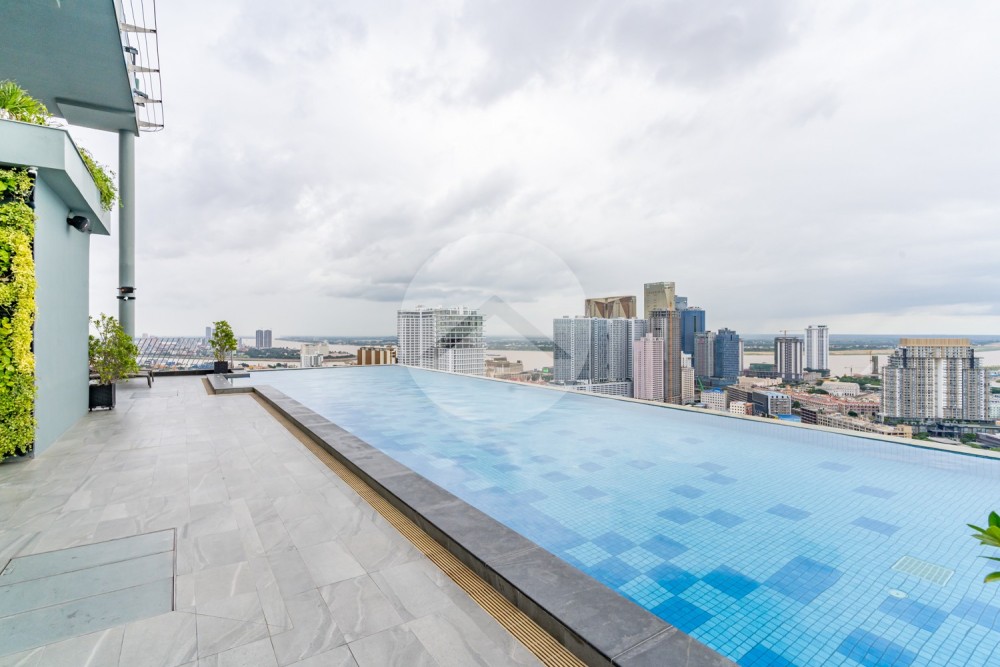 31 Sqm Studio  Condo For Rent - The Penthouse, Tonle Bassac, Phnom Penh - Image 19