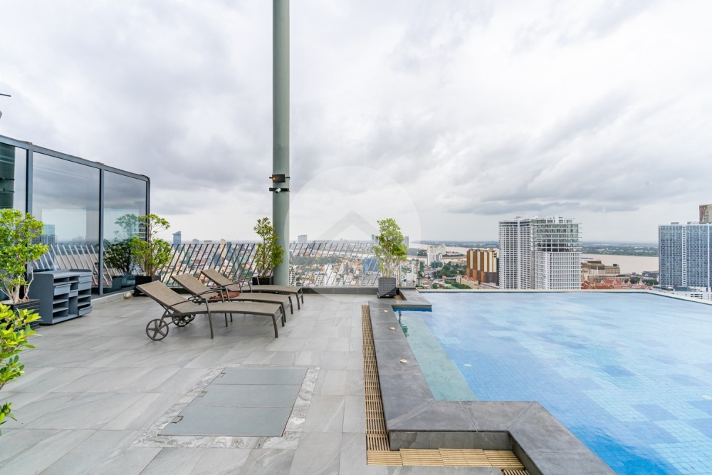 31 Sqm Studio  Condo For Rent - The Penthouse, Tonle Bassac, Phnom Penh - Image 20