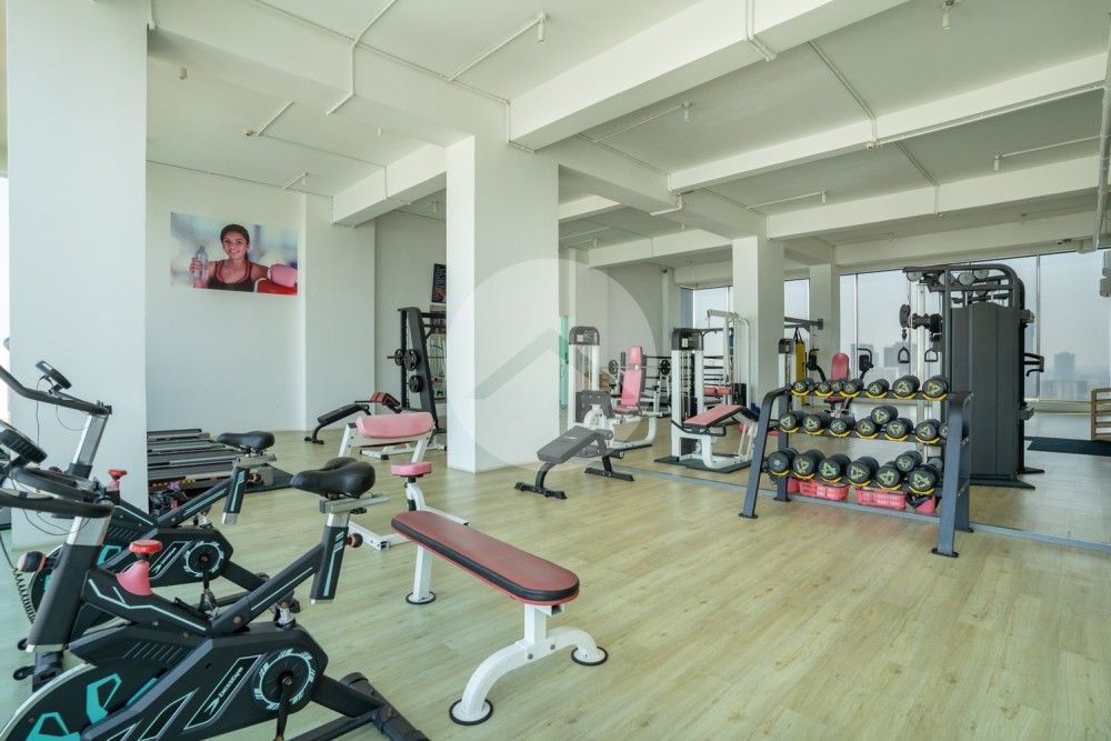 6th Floor 45 Sqm Studio Condo For Sale - J Tower 1, Tonle Bassac, Phnom Penh - Image 14