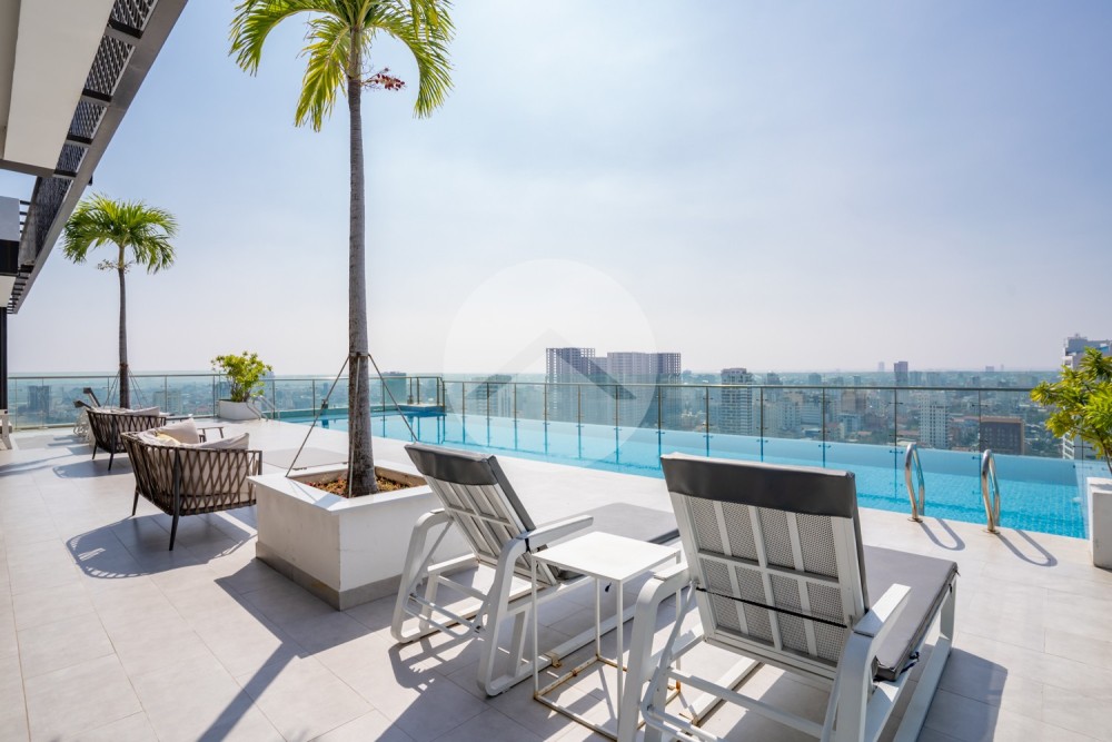 6th Floor 45 Sqm Studio Condo For Sale - J Tower 1, Tonle Bassac, Phnom Penh - Image 16