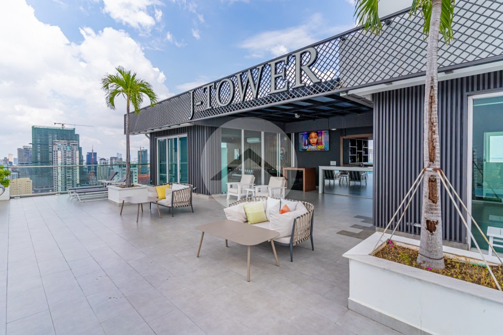 6th Floor 45 Sqm Studio Condo For Sale - J Tower 1, Tonle Bassac, Phnom Penh - Image 23